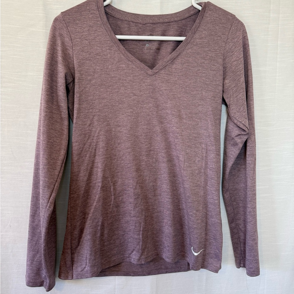 Nike Women's Mauve Long Sleeve Tee
